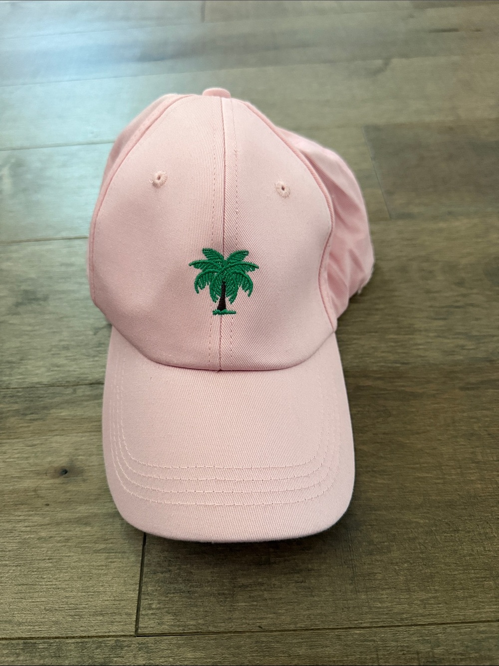 💋Pink Palm Embroidered Baseball Cap